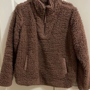 Altar’d State Sherpa quarter zip pullover